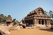 Mamallapuram - Tamil Nadu. The five Rathas. The Bhima ratha. 